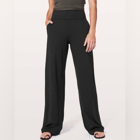 lululemon athletica Pants - Lululemon Wind Down High Rise Pant size 10 in gray